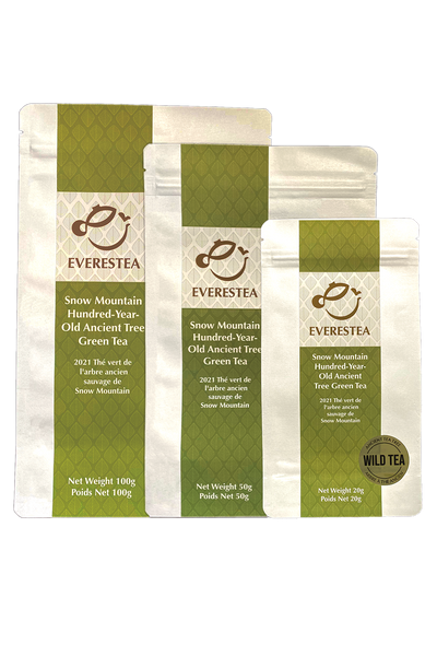 Snow Mountain Hundred-Year-Old Ancient Tree Green Tea 2021